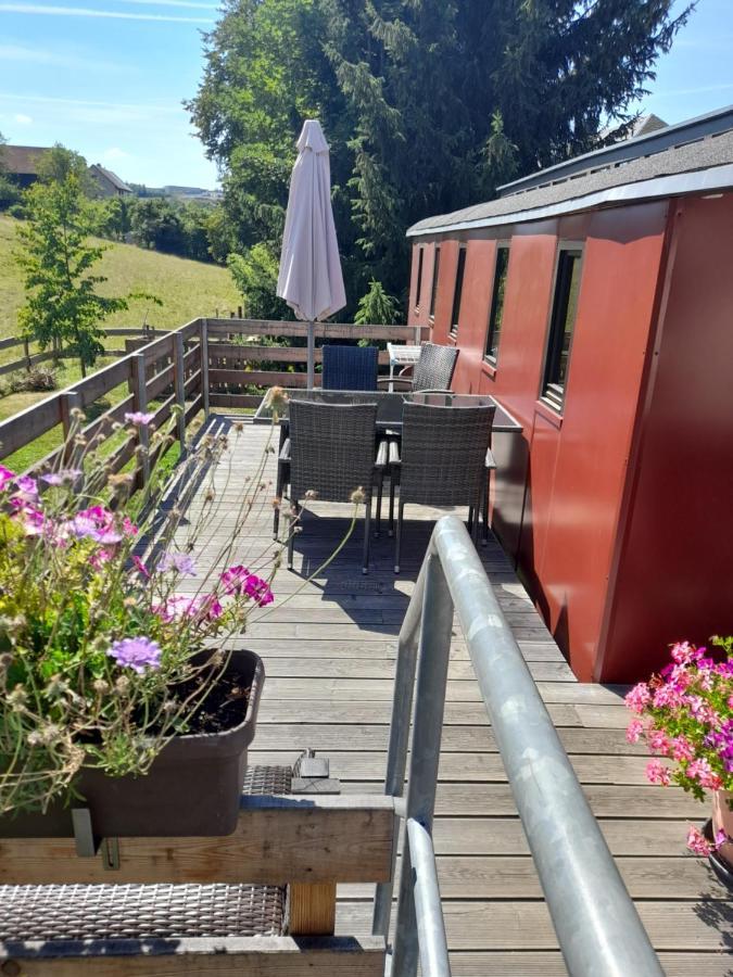 Eisenbahnromantik Im Urlaub Heinsdorfergrund Exterior photo