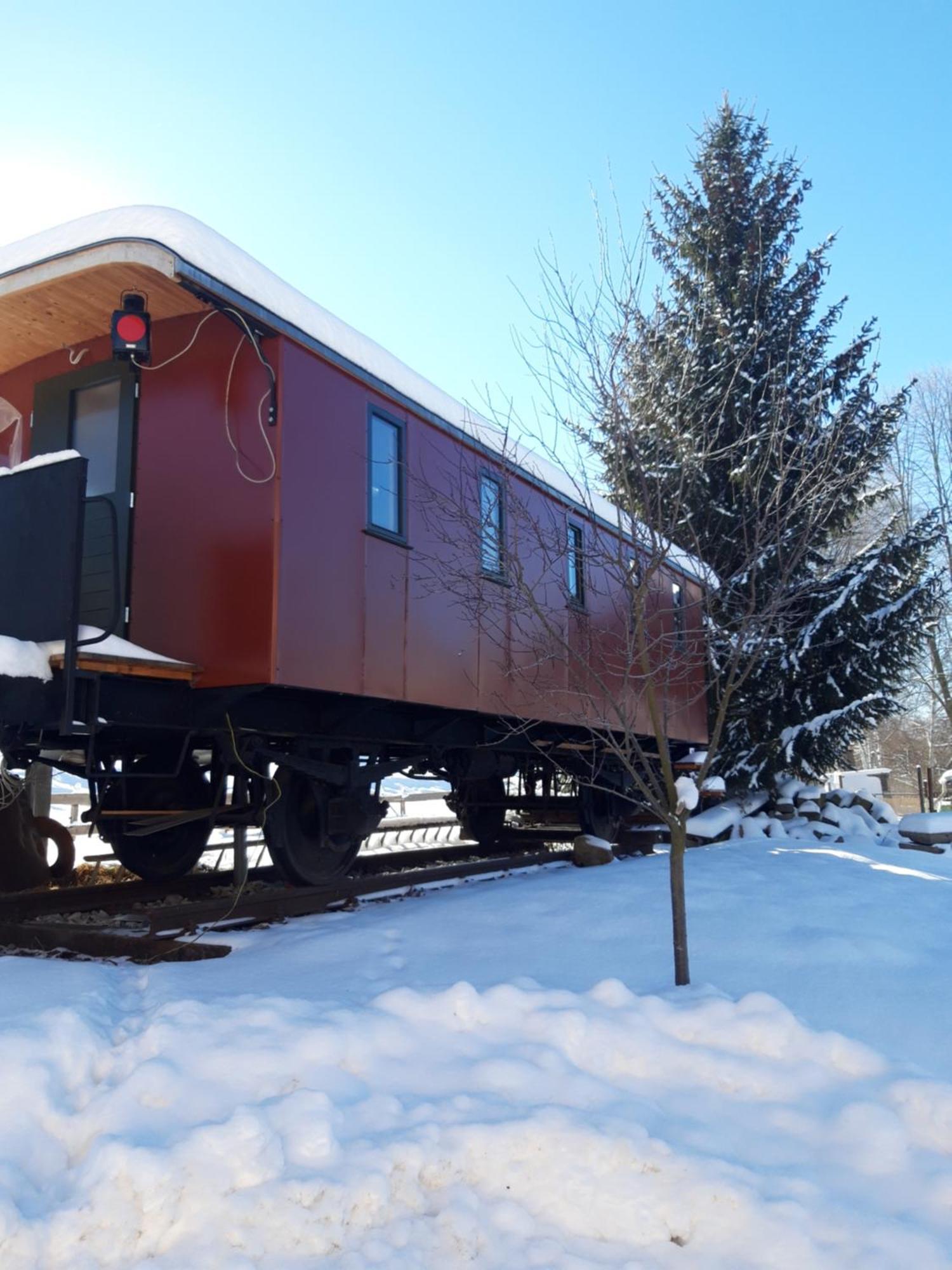 Eisenbahnromantik Im Urlaub Heinsdorfergrund Exterior photo